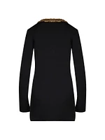 Eugène Sequined Long-Sleeve Minidress