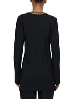 Eugène Sequined Long-Sleeve Minidress