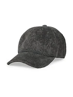 Comfort Cotton Corduroy Baseball Cap with Shiny Band