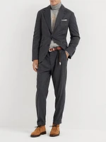 Combed Flannel Deconstructed Cavallo Blazer