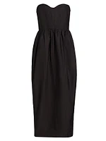 Denise Strapless Midi-Dress