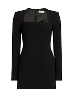 Ella Long-Sleeve Minidress