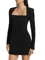 Ella Long-Sleeve Minidress