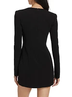 Ella Long-Sleeve Minidress
