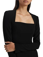 Ella Long-Sleeve Minidress