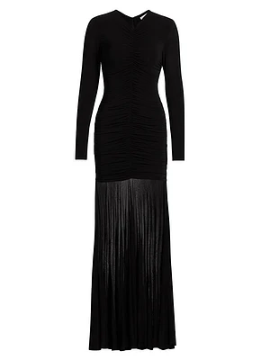 Fawn Ruched Maxi Dress