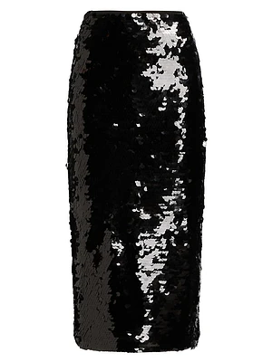 Leilani Sequined Midi-Skirt