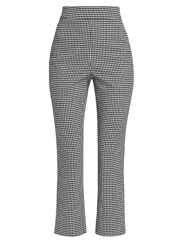 Claire Houndstooth Crop Pants