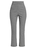 Claire Houndstooth Crop Pants