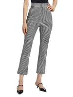 Claire Houndstooth Crop Pants