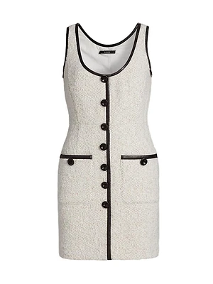 Zola Tweed Sleeveless Minidress