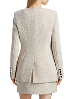 Lea Tweed Single-Breasted Jacket