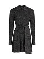 Hilary Lurex Rib-Knit Minidress