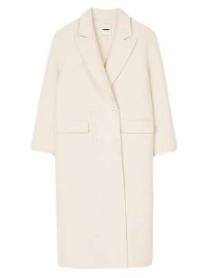 Long Wool-Blend Coat