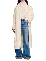 Long Wool-Blend Coat