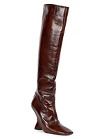 105MM Leather Boots