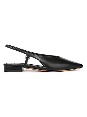 Ines Leather Slingback Flats