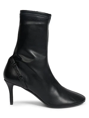 424 Oblique-Strap Ankle Boots
