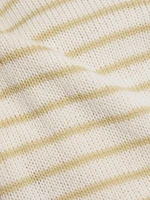 Striped Cashmere Crewneck Sweater