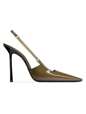 Blake Slingback Pumps In Patent Leather