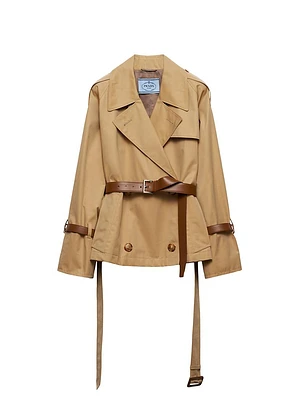 Cotton Twill Trench Jacket