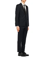 Singled Breasted Two Button Wool Mohair Tuxedo