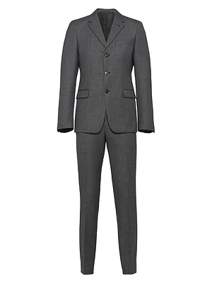 Single Breasted Wool Suit