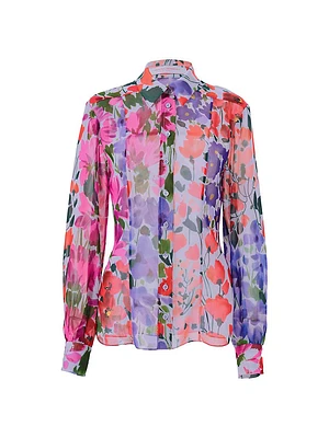 Celeste Sheer Floral Blouse