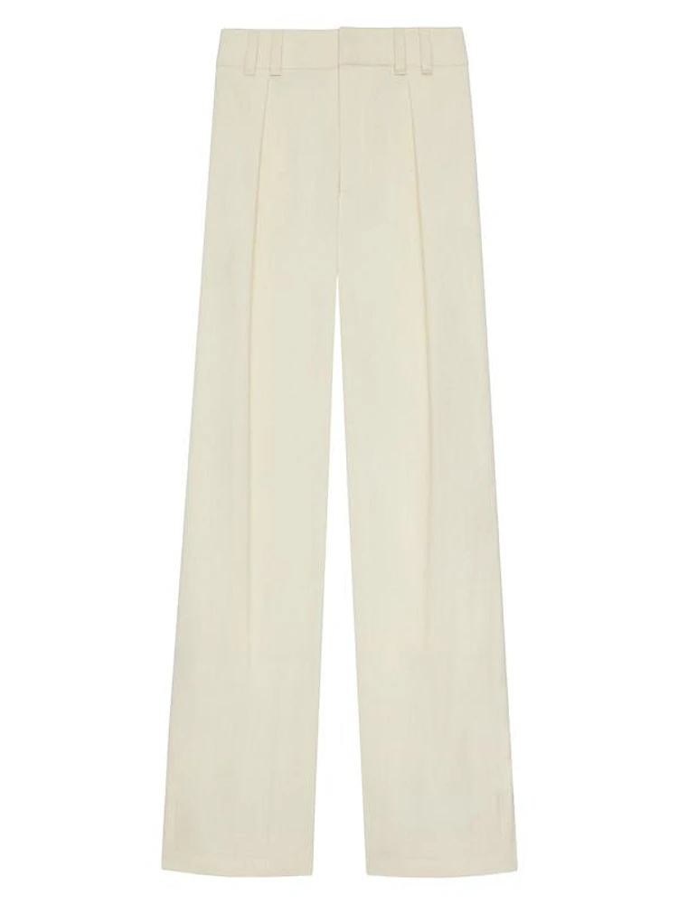 Pants in Cotton Sateen