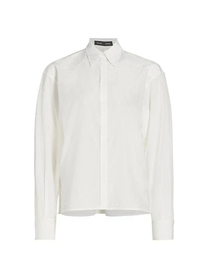 Demi Silk-Blend Blouse