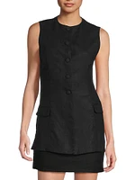 Jane Linen Vest