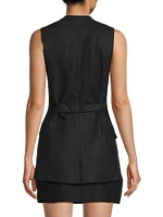 Jane Linen Vest