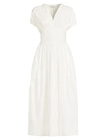 Auve Cotton Midi-Dress
