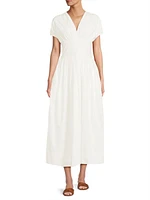 Auve Cotton Midi-Dress