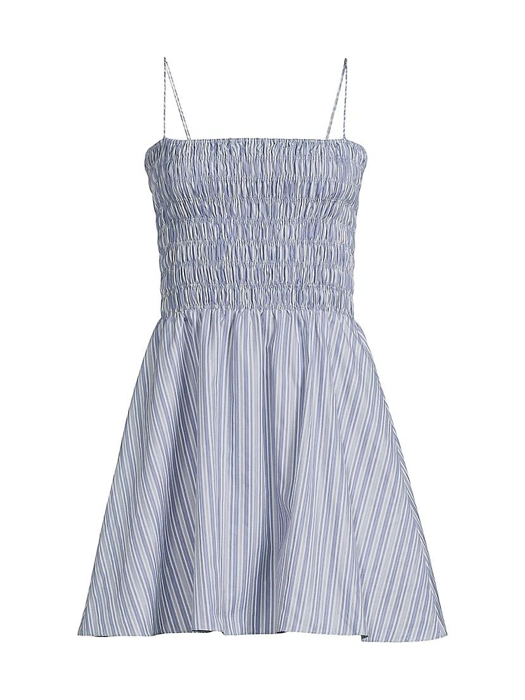 Union Striped Cotton Minidress