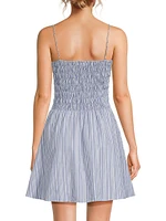 Union Striped Cotton Minidress