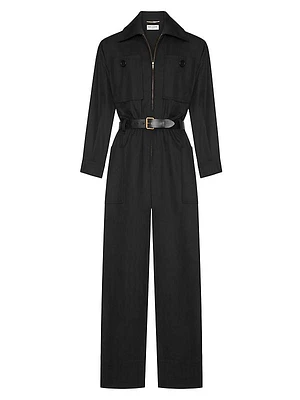 Jumpsuit in Cotton Twill