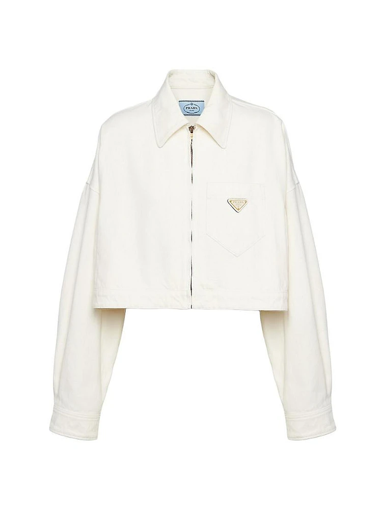 Denim Blouson Jacket