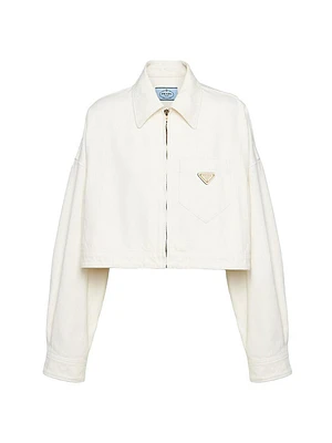 Denim Blouson Jacket
