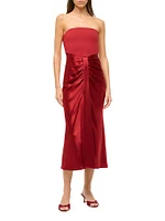 Wayfaring Strapless Midi-Dress