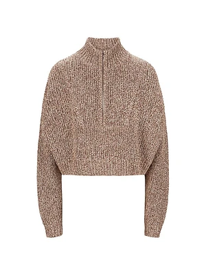 Hampton Cotton-Blend Crop Sweater