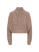 Hampton Cotton-Blend Crop Sweater