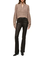 Hampton Cotton-Blend Crop Sweater
