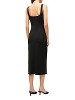 Domani Scoopneck Midi-Dress