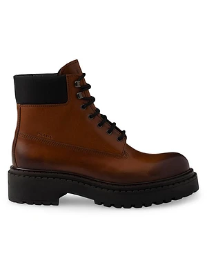 Leather And Re-nylon Work Boots