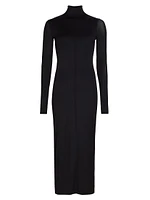 RHW Mock-Turtleneck Maxi Dress