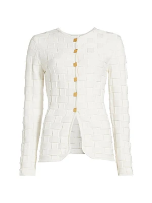 Uma Basketweave Knit Jacket