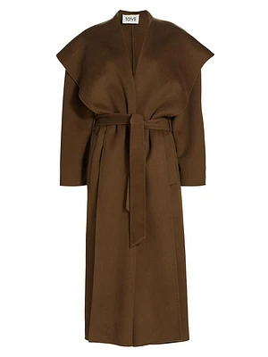 Ondine Stretch Wool Coat