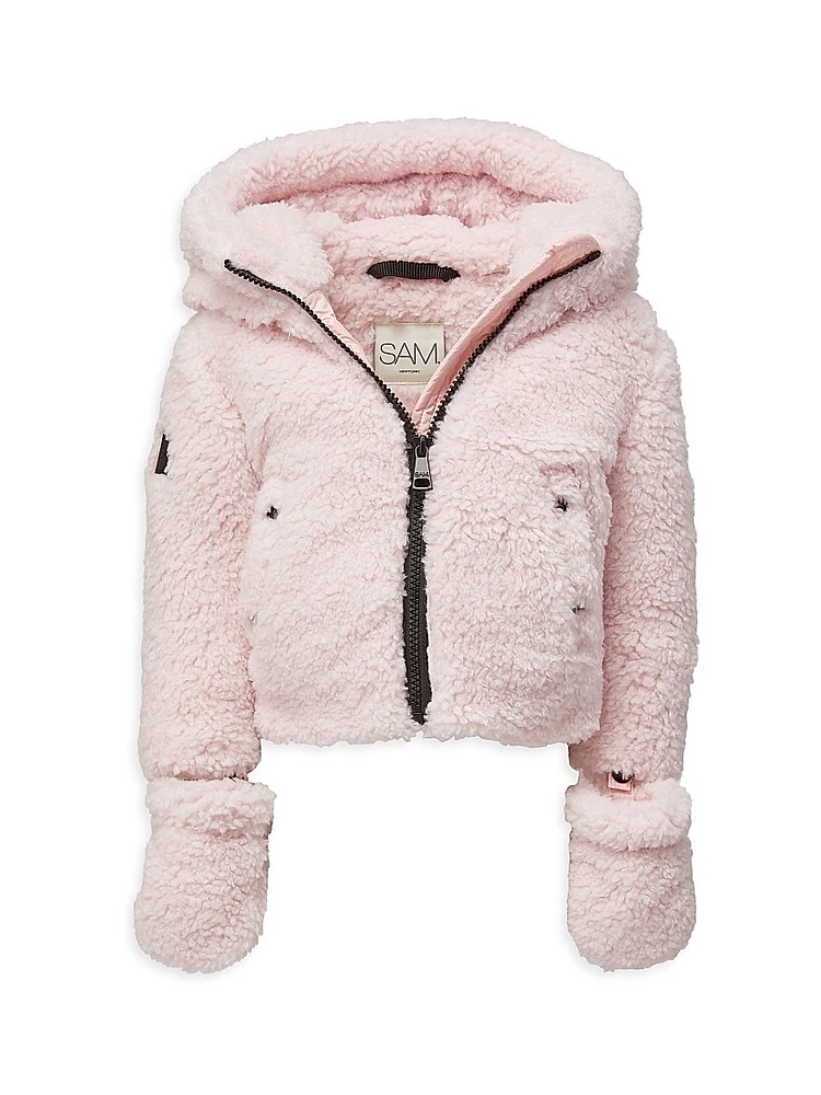 Baby Girl's Down Sherpa Puffer Jacket
