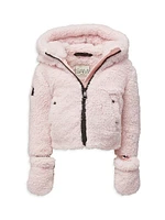Baby Girl's Down Sherpa Puffer Jacket